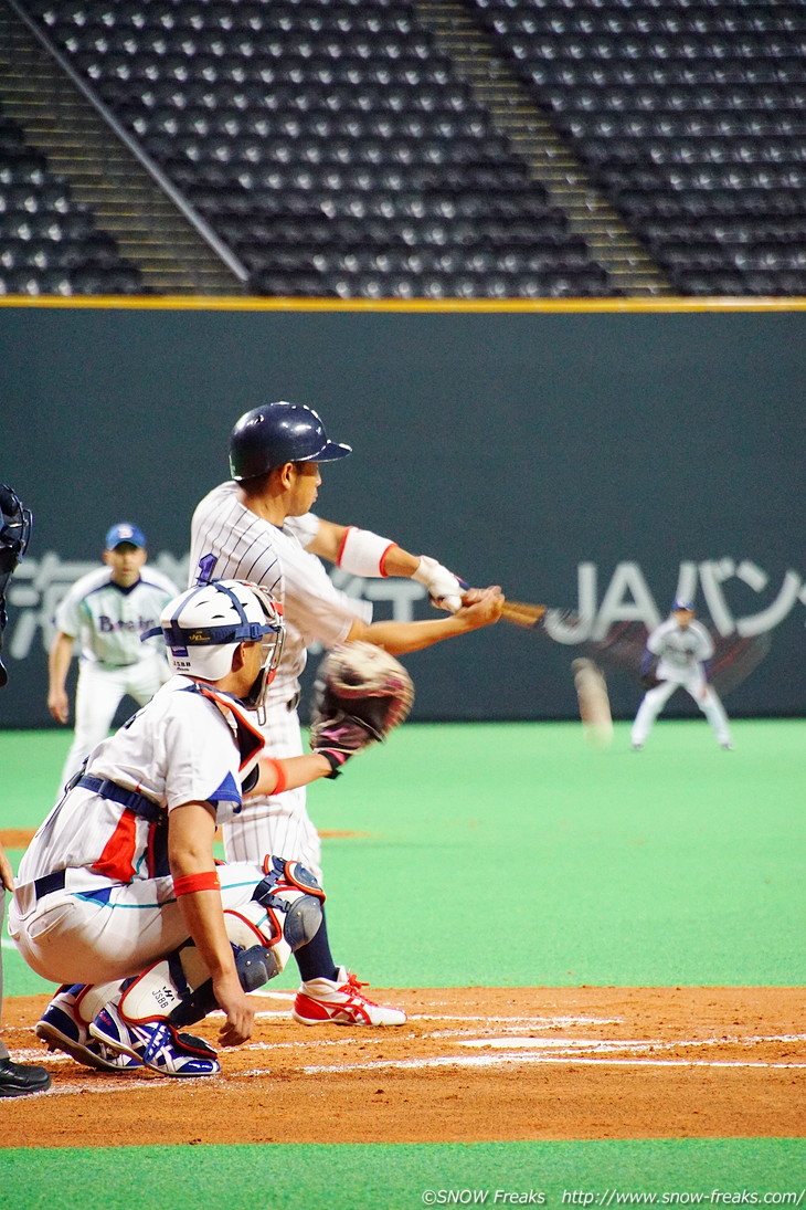 井山敬介さん率いる野球チーム「NEW WALK YANKEES」 vs Brain presents タマキちゃんを応援しよう!!チャリティーゲーム in 札幌ドーム